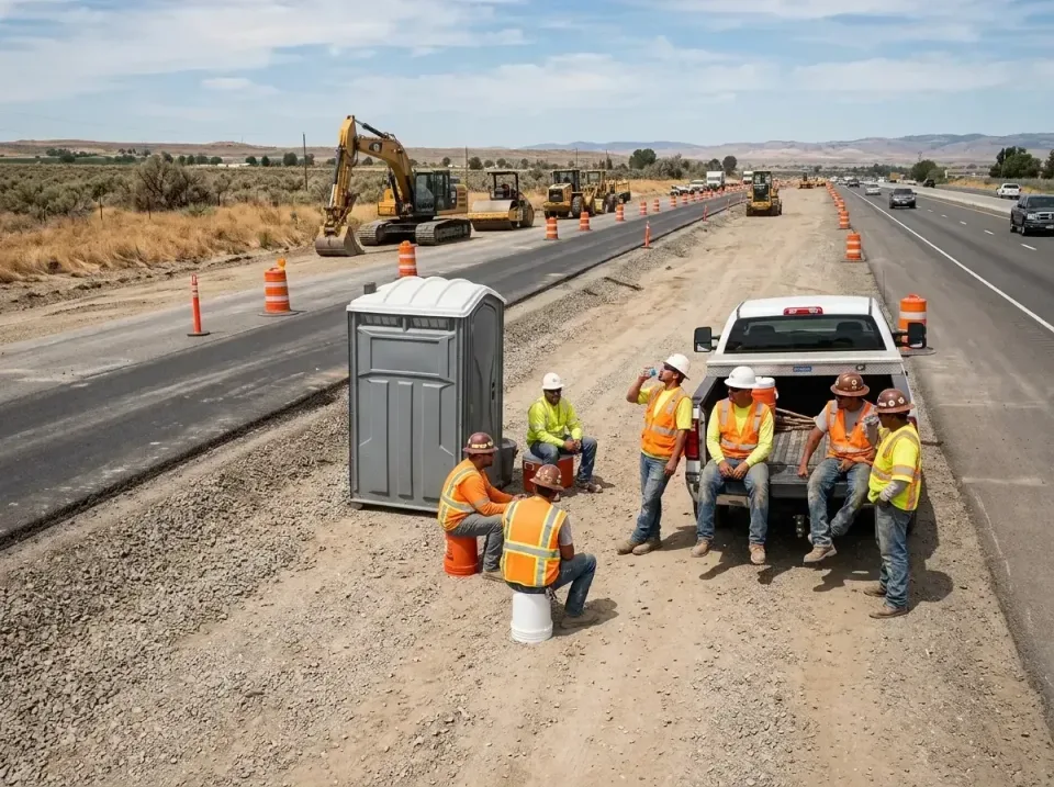 highway-road-construction-crew-007 — frequently asked questions, Porta Potty and Restroom Rentals in Osage, IA